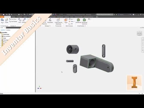 Inventor 101: Placing and Orienting Parts in an Assembly