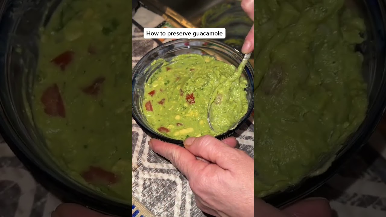 preserving guacamole a random life hack