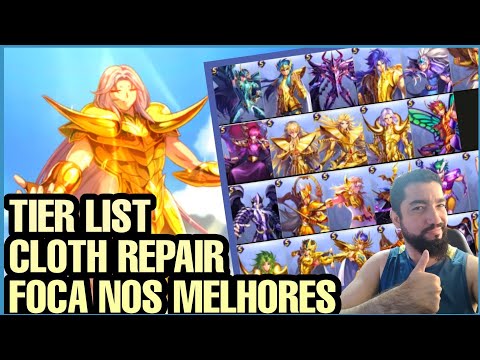 Tier List Cloth Repair - Os Melhores Despertar de Armadura Servidor Global - Saint Seiya Awakening
