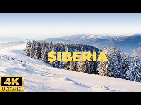 Experience the Majestic Scenery of Siberia From a Bird's Eye View | Flying over Siberia 4K ULTRA HD