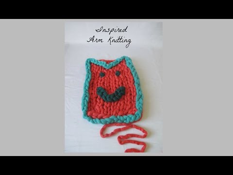 How to Arm Knit the Floating Chain Stitch