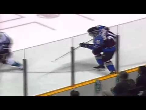 Forsberg's "Quarterback" pass to Blake