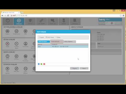 Berqnet Firewall - Ayarlar DHCP