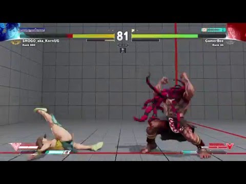 STREET FIGHTER V Gamerbee (Necalli) VS Shogo_aka_KornUG (Chun li)