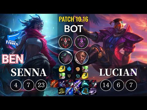AF Ben Senna vs Lucian Bot - KR Patch 10.16