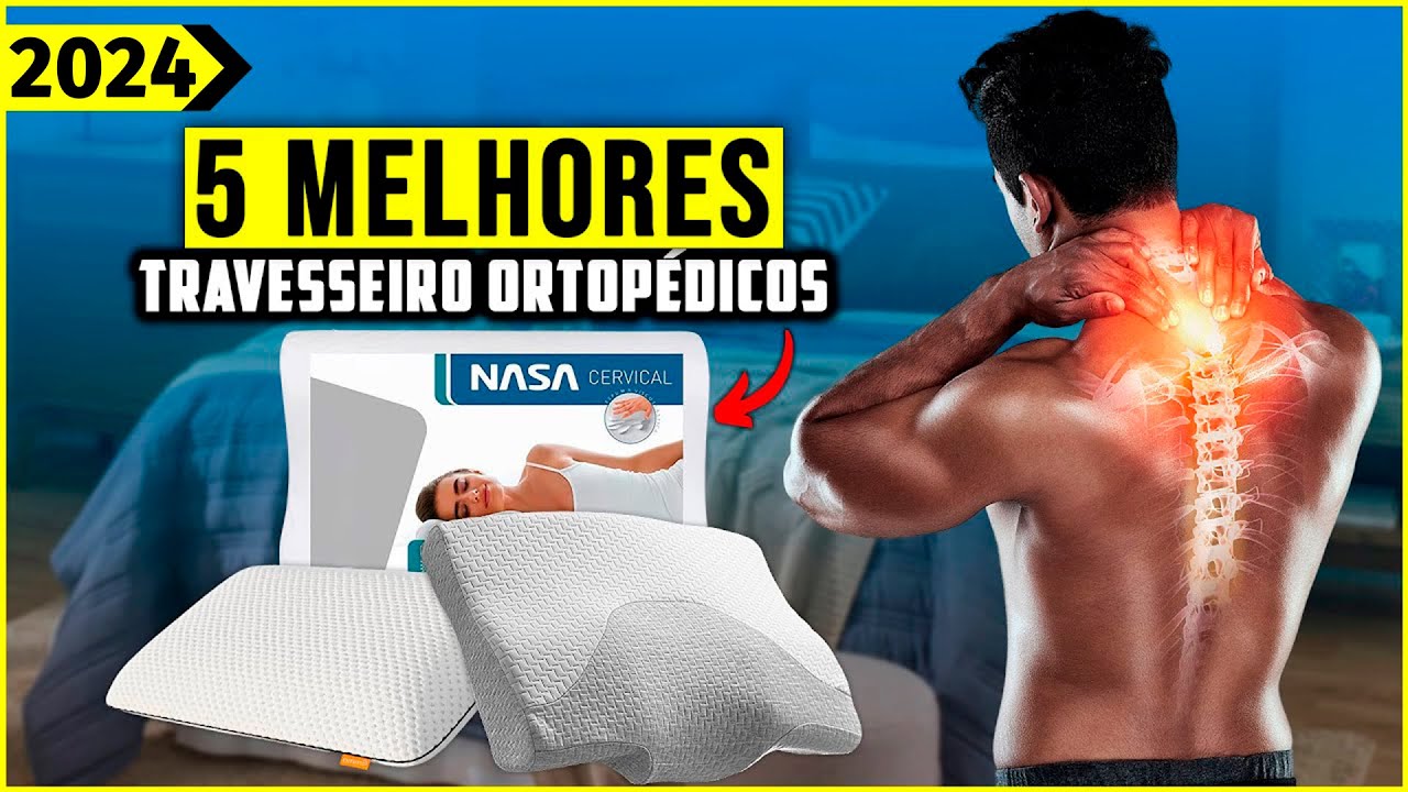 Os 5 Melhores Travesseiro Ortopédico/ Travesseiro Ortopédico cervical de 2024!