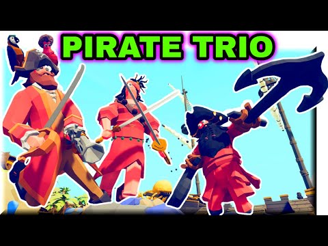 Who can stop!? Pirate Captain🐦+Pirate Queen⚔+Blackbeard⚓vs Every Unit(Same Price)-TABS PIRATE