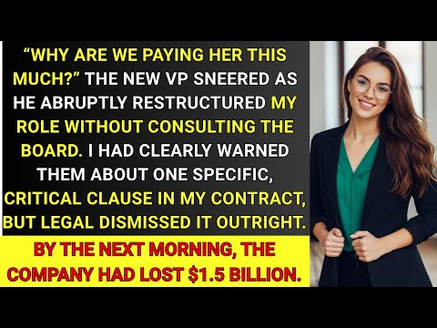 The New VP Mocked My Salary — One Hidden Contract Clause Cost Them $1.5 Billion