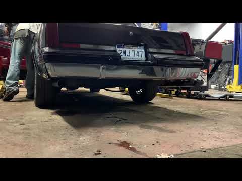 thrush 17715 turbo muffler on 86 cutlass with a cammed small block chevy