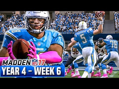 Madden 17 Chargers Franchise Year 4 - Week 6 vs Bears | Ep.76