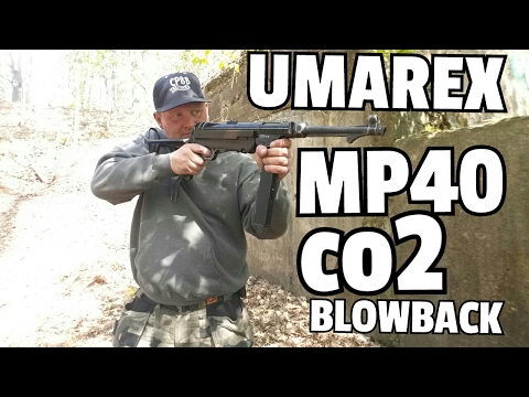 ✔UMAREX MP40 / co2 / Blowback / Review + Demonstration  (Umarex Legends) GERMAN / WaffenPassionUnite
