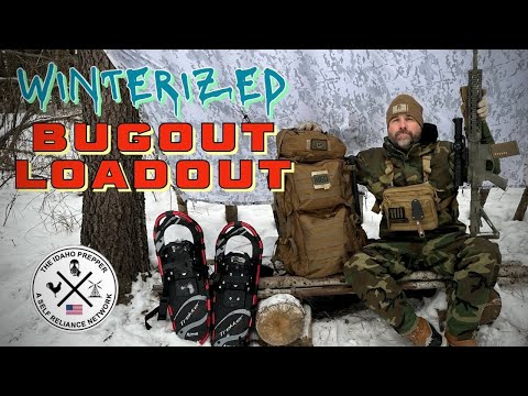 NEW 2025 WINTER BUGOUT BAG & LOADOUT - AR-15 BUILD - SURVIVAL GEAR - BUSHCRAFT - SOLO CAMPING
