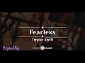 Fearless – Taylor Swift (KARAOKE AKUSTIK - ORIGINAL KEY)