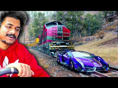 FINALLY 1000HP LAMBORGHINI VS TRAIN CHASE 🤑 DRAG RACE