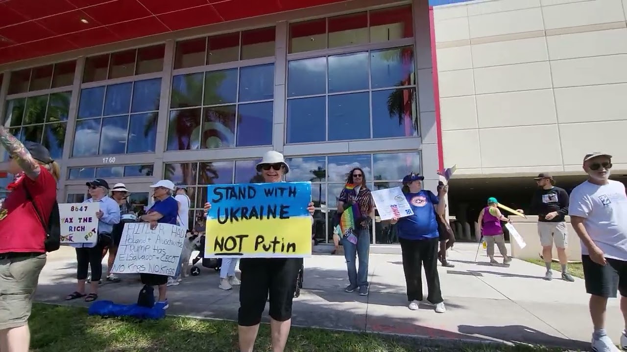 Thank You West Palm Beach We Stand With You Sat April 19 2025