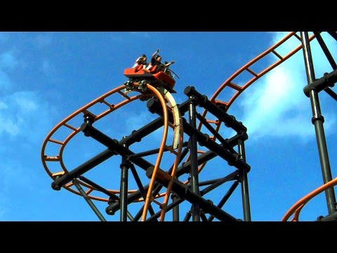 Off-ride footage of a Steel Hawg train