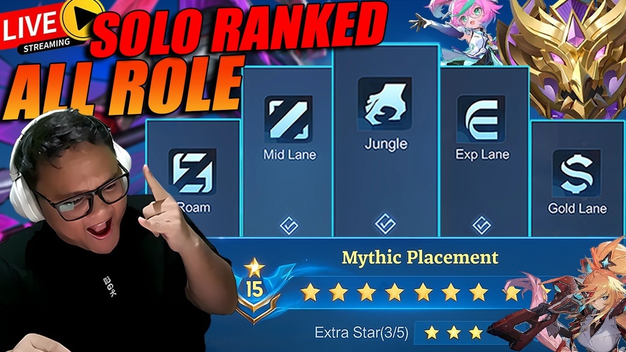 TOP GLOBAL SOLO RANK! Challenge LIVE FULL SOLO RANKED SAMPAI WIN STREAK!