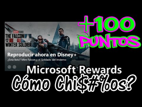 Gana 100 Puntos De Microsoft Rewards En Disney+ | Cómo Chin#€%os  | Tarjeta Perforada