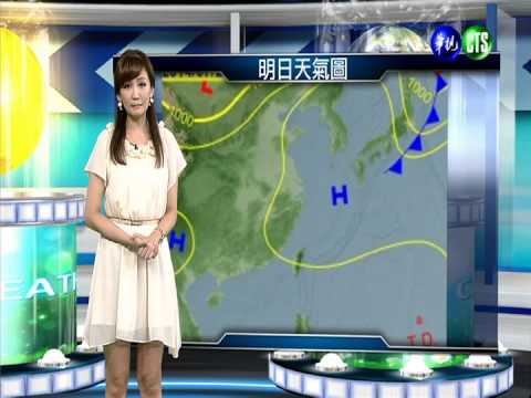 2014.07.26華視晚間氣象 邱薇而主播
