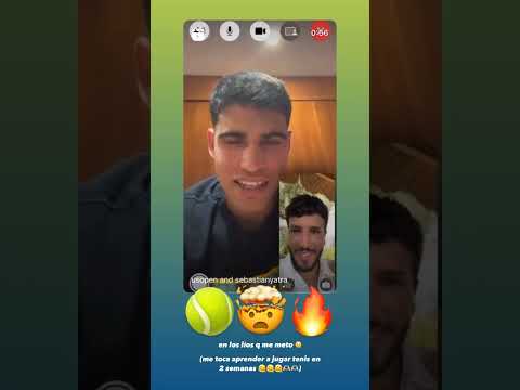 Sebastian Yatra y Alcaraz presumen videollamada
