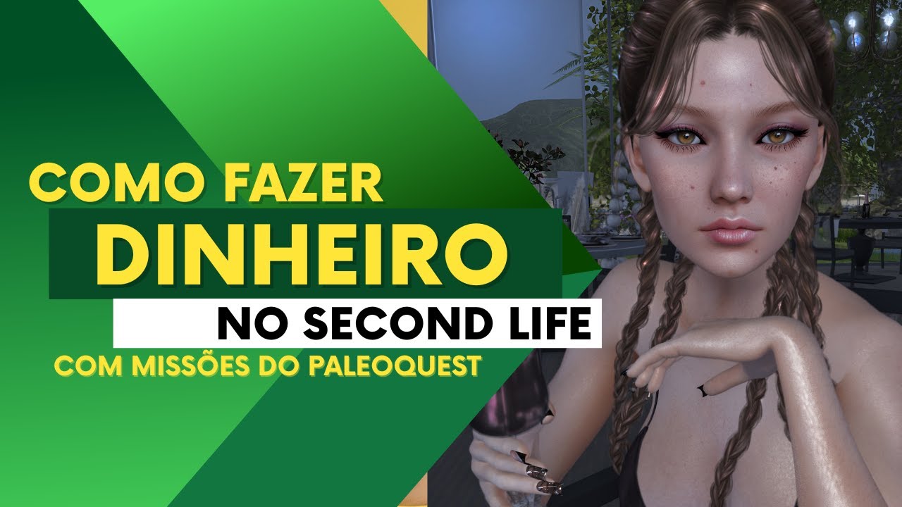 Second Life - Como Ganhar Dinheiro no Second Life com Missões PaleoQuest!