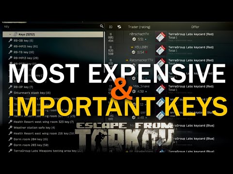 Most Important Keys with Price List in Escape From Tarkov