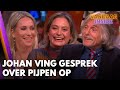 Johan ving gesprek over pijpen op: 'Ik heb blozend in m'n kleedkamer gezeten!' | VANDAAG INSIDE