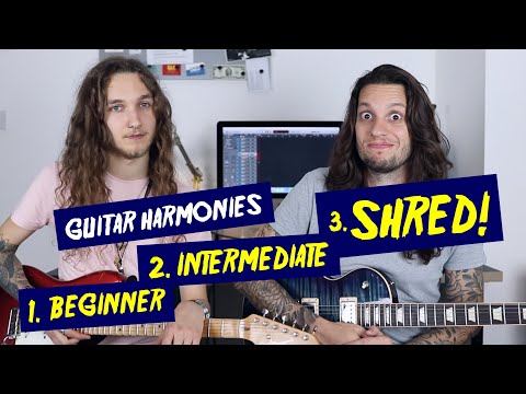 3 LEVELS of Guitar Harmonies