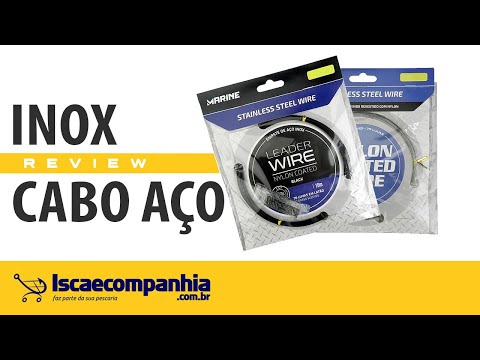 Vídeo Cabo de Aço Inox Flexível Marine Sports - Empate de Aço Black