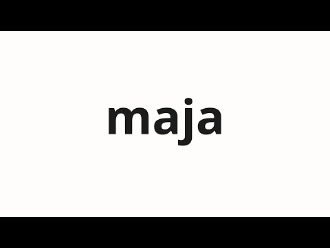 How to pronounce maja | 마자 (that's right in Korean)