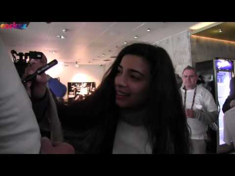ESCKAZ in Stockholm: Samra (Azerbaijan) meets her fans for a send-off from the hotel