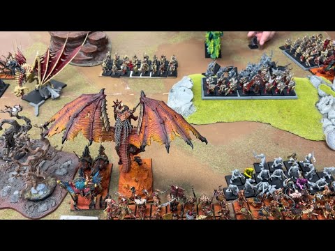 Warhammer the Old World Vampire Counts Vs Warriors of Chaos Battle Report