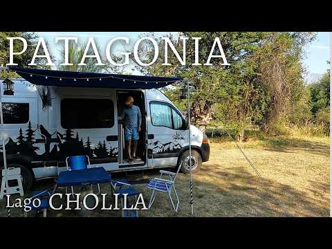 #27 - Campamento de verano en Motorhome junto al Lago Cholila. Pesca y Camping en Chubut, Patagonia.