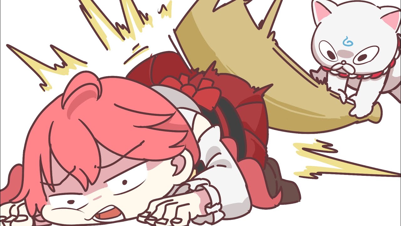 Miko vs  35P!! The Post-Stream Brawl!?【Hand-Drawn Clip / Sakura Miko / Hololive】