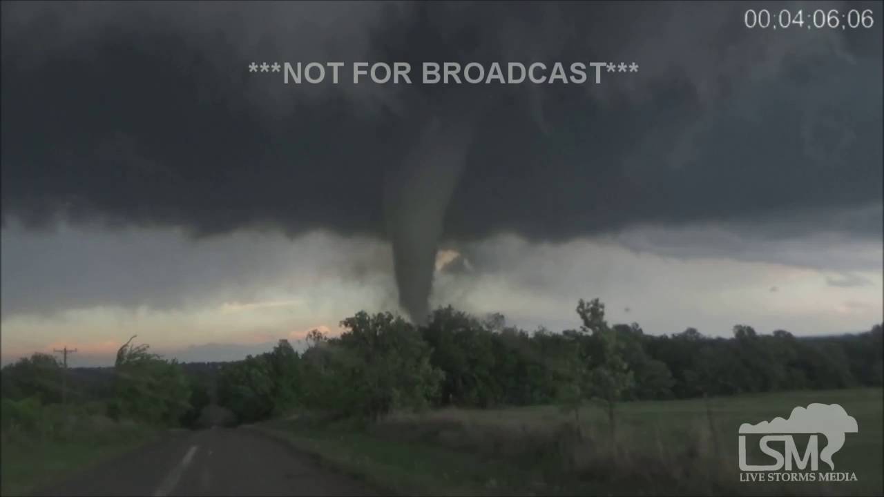 5-9-16 Wynnewood, OK Full Tornado Video