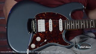 Video thumbnail for Ernie Ball Music Man Cutlass HSS - Charcoal Frost by N Stuff Music