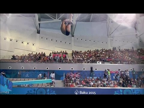 Baku 2015 European Games  - 1m Springboard (M) - Final - English