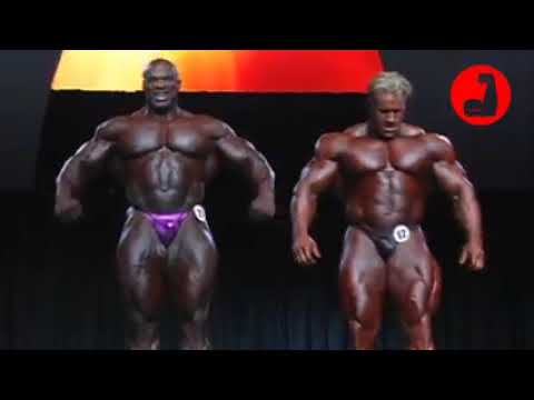 Ronnie Coleman & Jay Cutler   The Final Battle, 2005 Mr Olympia Pre judging