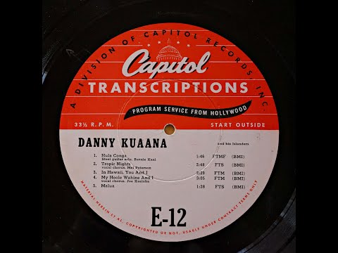 Bernie Kaai steel guitar w Danny Kuaana E-12 transcription