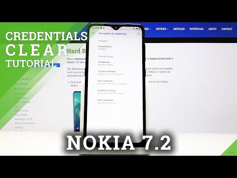 How to Clear Credentials in NOKIA 7.2 – Delete Licenses