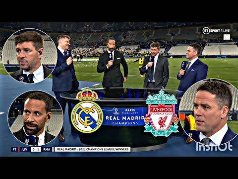 Real Madrid vs Liverpool 1-0 Post Match Analysis by Steven Gerrard, Rio Ferdinand & Michael Owen