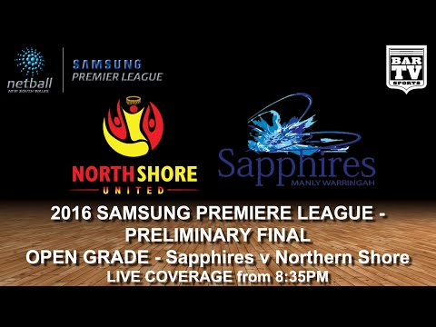 2016 SAMSUNG PREMIER LEAGUE Opens Preliminary Final Sapphires v Northern Shore United