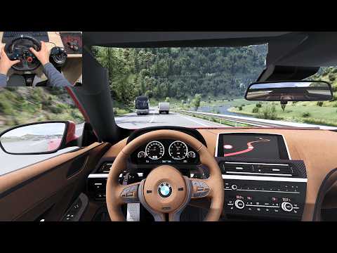 BMW M6 F13 | Euro Truck Simulator 2 | Steering Wheel Game Play  | SnowyMoon | 