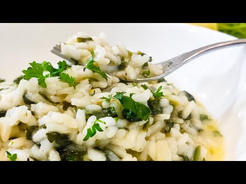 Lemon Risotto with a Spinach