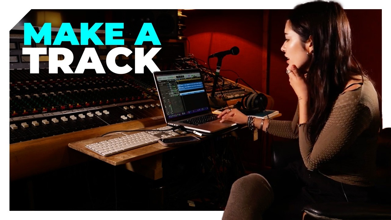 Breakout UK artist Yunè Pinku flips a piano sample and builds a beat from scratch - YouTube