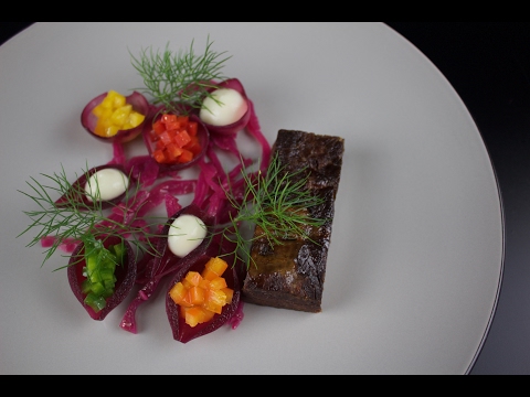 Plating Food #25 | Shot-rib and Chimichurri |