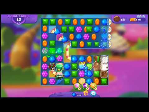Candy Crush Friends Saga Level 983 - NO BOOSTERS 👩‍👧‍👦 | SKILLGAMING ✔️