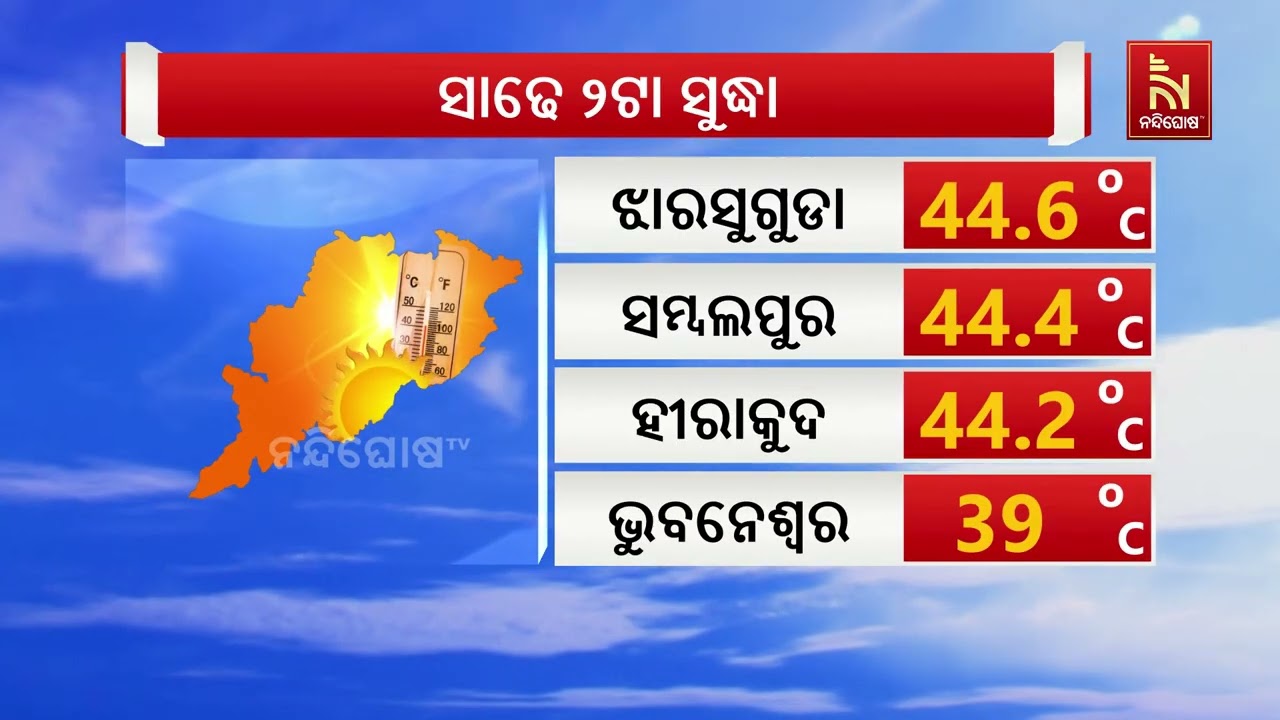 କାଳବୈଶାଖୀ ପାଇଁ ୬ ଜିଲ୍ଲାକୁ ଅରେଞ୍ଜ ୱାର୍ଣ୍ଣିଂ ଜାରି | Nandigho
