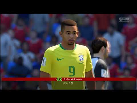 Highlight: Fifa 18 - Russia World Cup - Brazil 6 - 1 Costa Rica