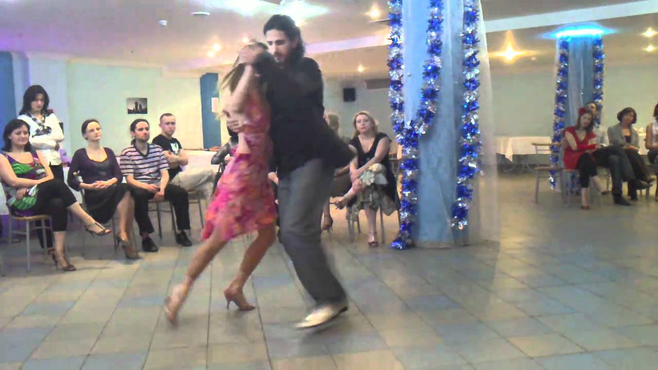 Pedro Farias y Julieta Falivene. Perfomance 2. White tango Festival in Moscow 2010